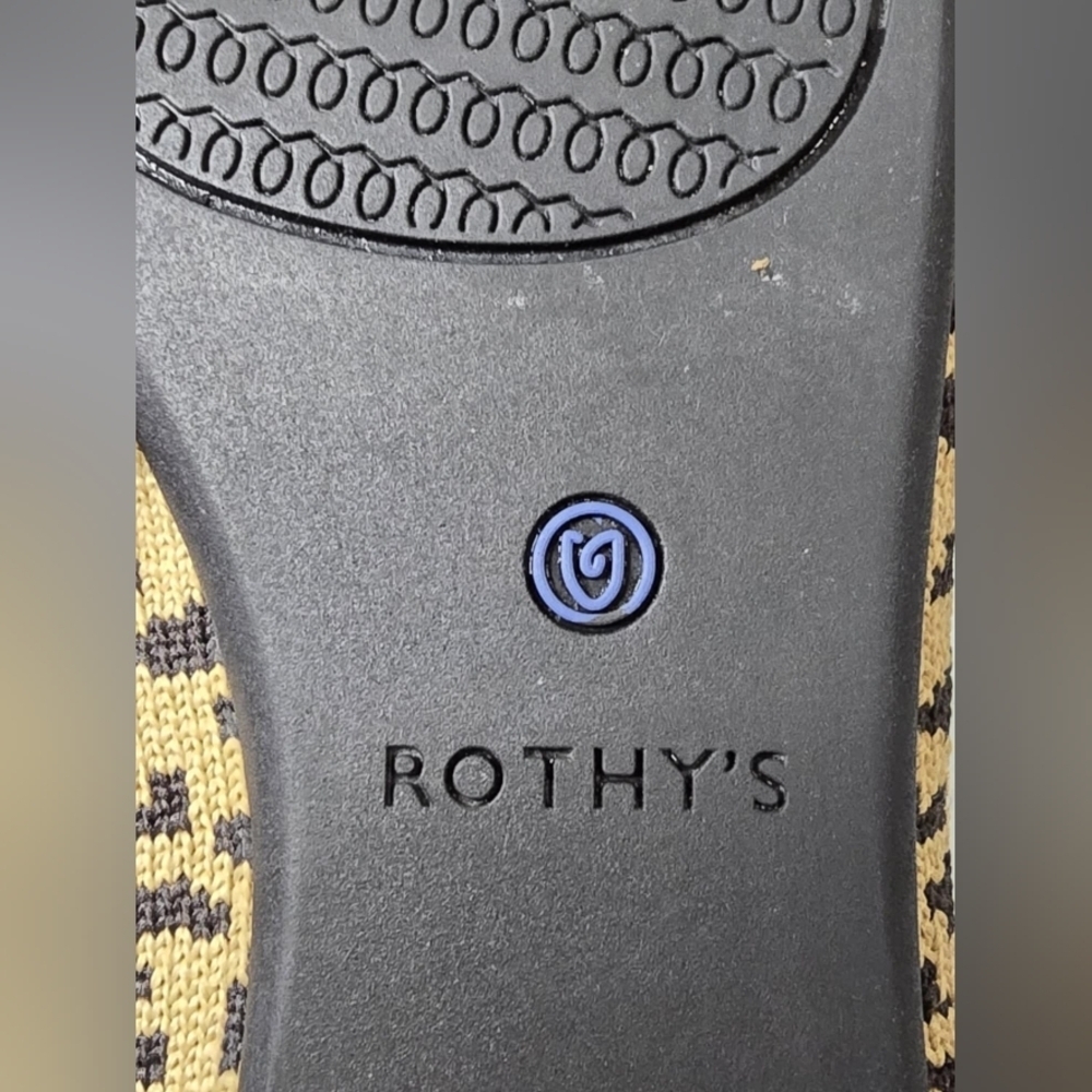 Rothy’s The Point Leopard Flats SZ 10 - Picture 6 of 8